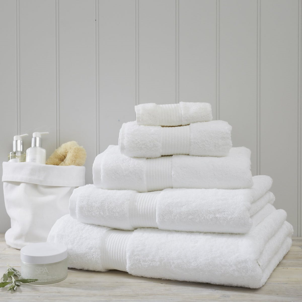 Egyptian Cotton Bath towel, 70 x 125cm, White-0