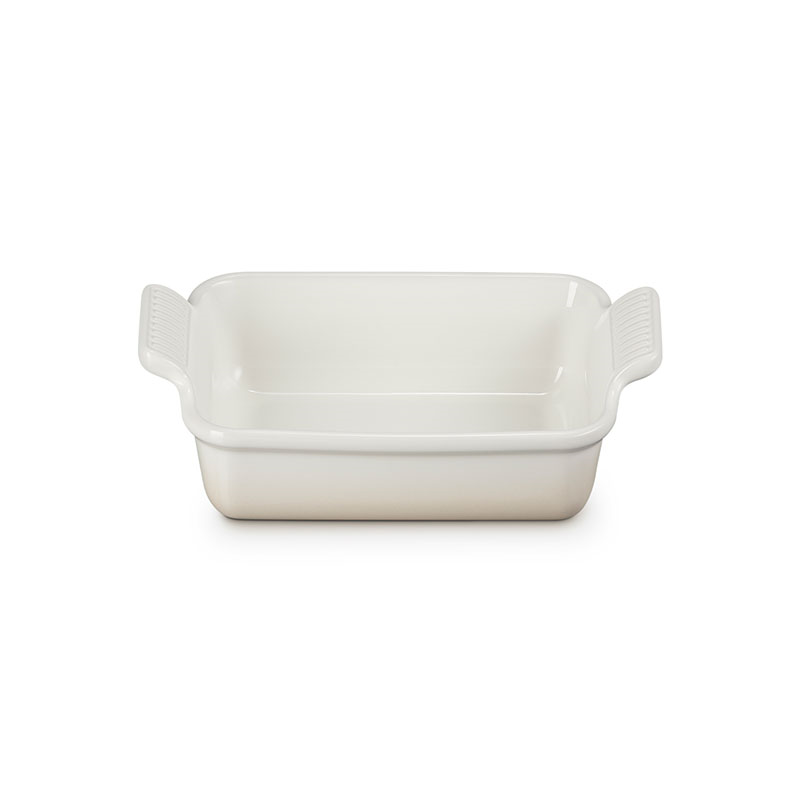 Stoneware Deep rectangular dish, 19cm - 1.08 litre, Meringue-0