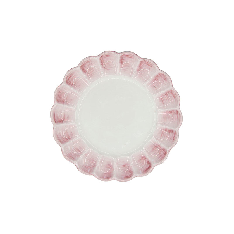 Lido Set of 4 Side Plates, D21.5cm, Pink-2