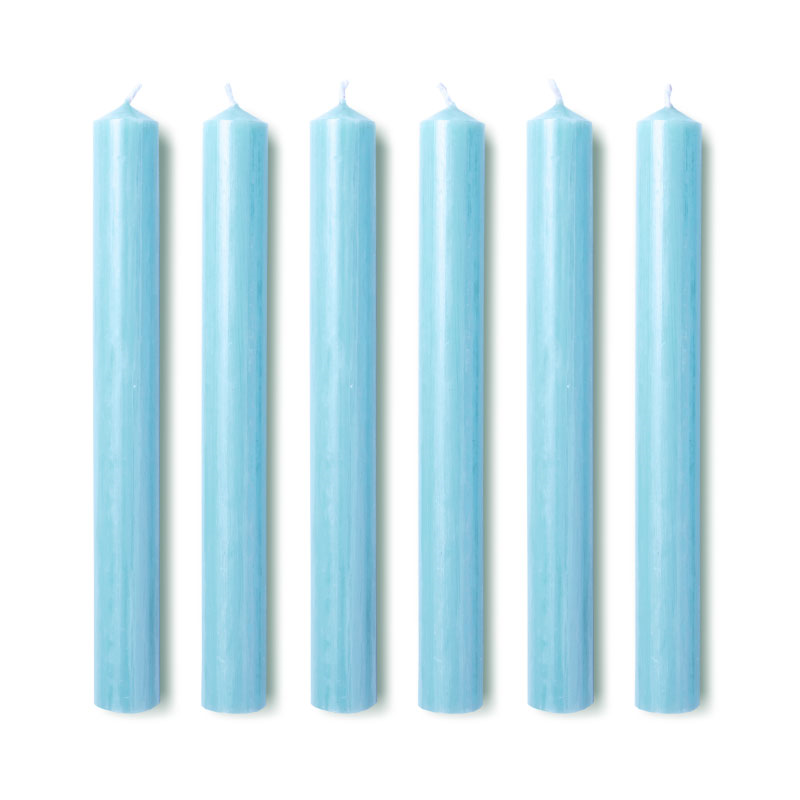 Larkspur Blue Dinner Candles-1