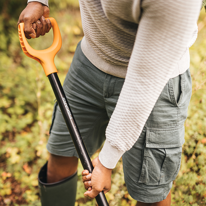 Solid Pointed Spade, L116cm, Black-4