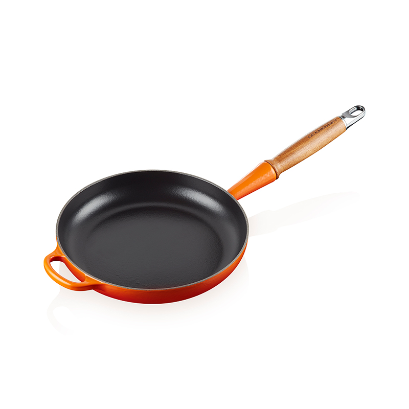 Signature Cast Iron 24cm Frying Pan, Volcanic-0