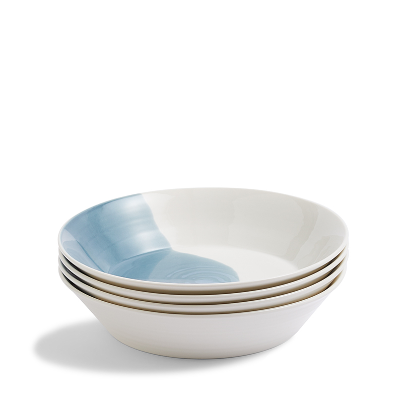 Signature 1815 Set of 4 Pasta Bowls, D23cm, Blue-1