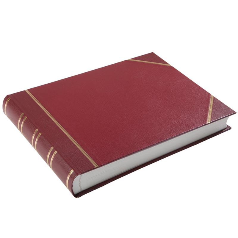 Large Landscape Photograph Album, L30.6 x W39.2cm, Burgundy-2