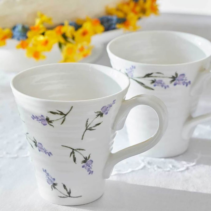 Lavendula Set of 2 Mugs, D14.5cm, Multi-2