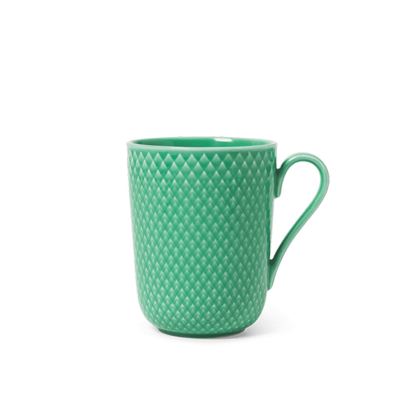 Rhombe Mug, 330ml, Green-0