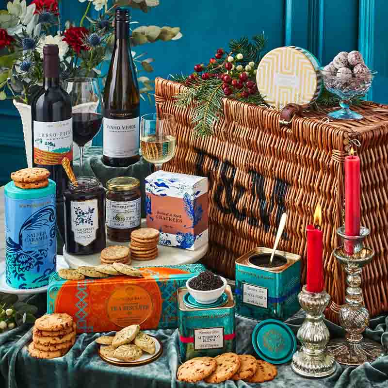 The Grosvenor Wicker Hamper Gift Set-0