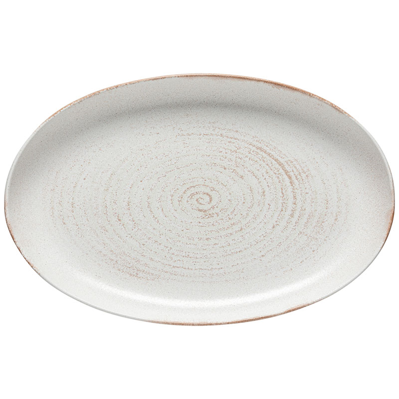 Vermont Oval Platter, W41 x D26cm, Cream-0