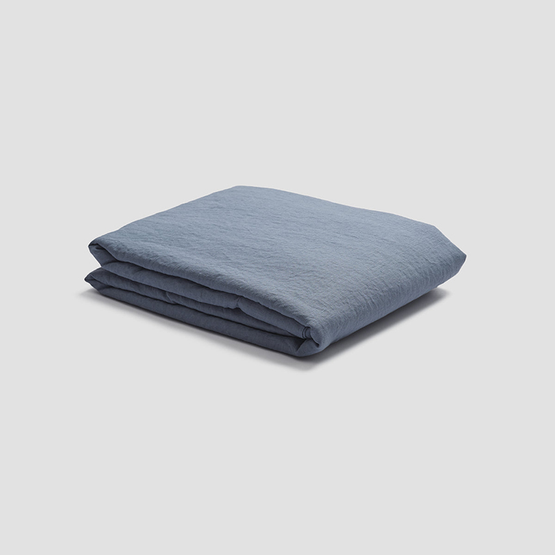 Flat Sheet, King, Dusk Blue-1