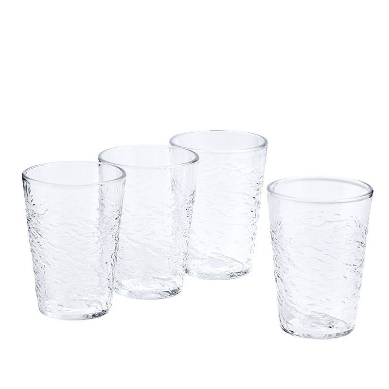 Pacific Set of 4 Hiball Glasses, 500ml, Clear-1