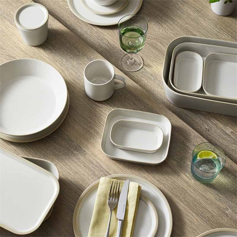 Urban Dining 5 Piece Cook and Serve Set, White-1