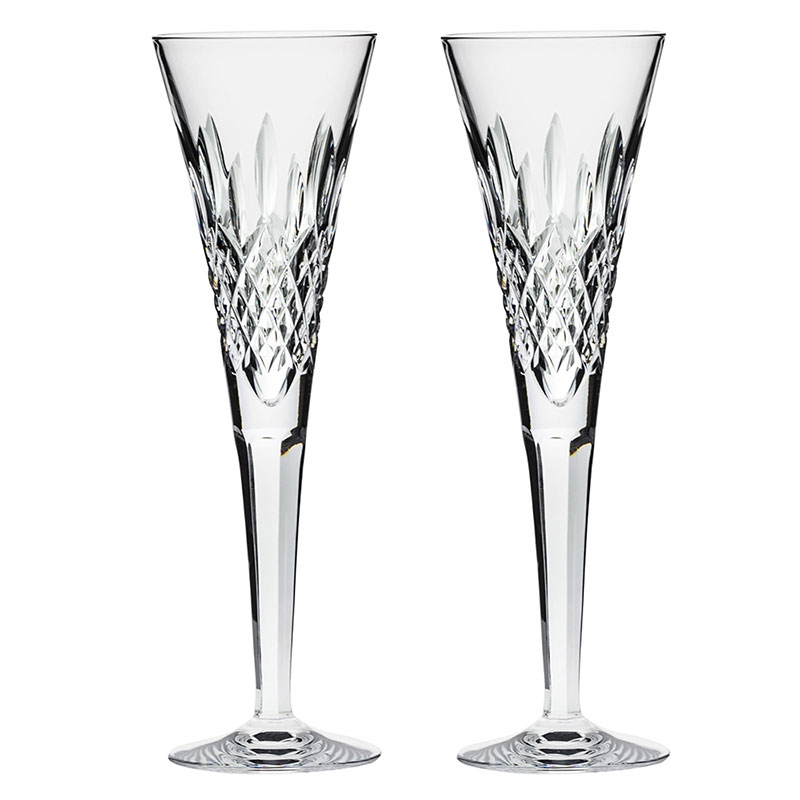 Mayfair Set of 2 Champagne Flutes, 170ml, Clear-0