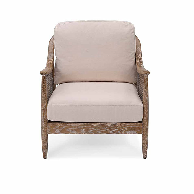 Templecombe Rattan Armchair, Oatmeal-1