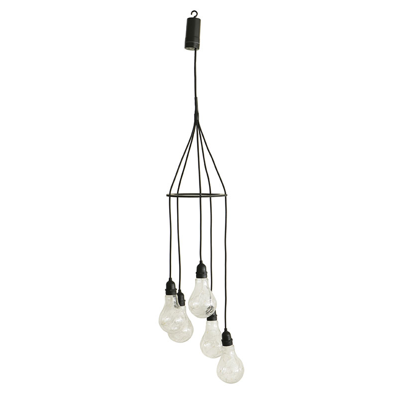 Festoon Cluster Lights, Black-2