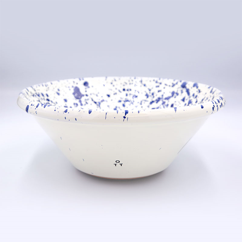 Splatter Salad Bowl, D24cm, Blueberry-0