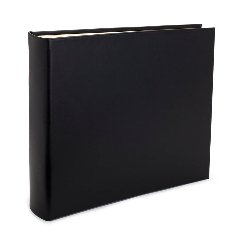 Chelsea Landscape Leather Photo Album, 31 x 36.5cm, Black-0