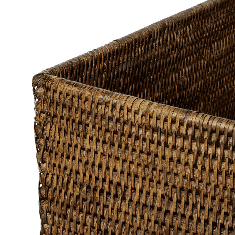 Rattan Shelf basket, 45 x 33 x 15cm, Brown-4