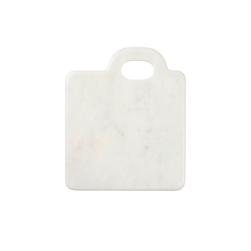 Olina Marble Chopping Board, W26 x L30cm, White-0