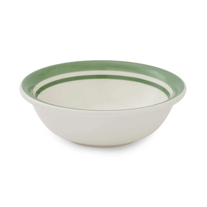 Potter's Stripe Set of 4 Bowls, D13cm, Green-4