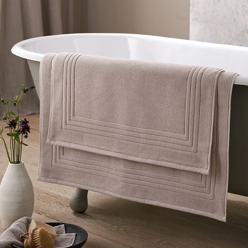 Egyptian Cotton Medium Bath Mat, 60 x 90cm, Oatmeal-1