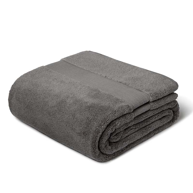 The Plush Bath Sheet, Slate-5