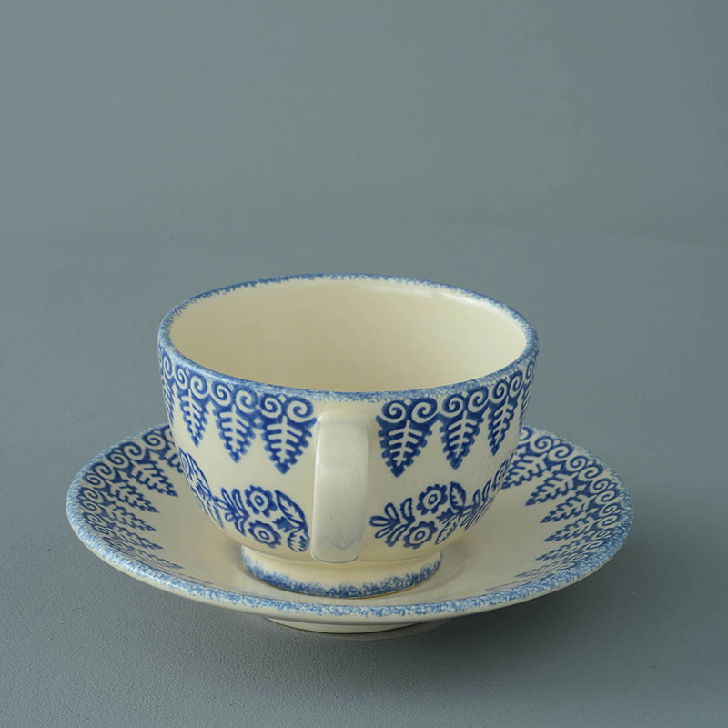 Lacey Blue Cup and saucer-5