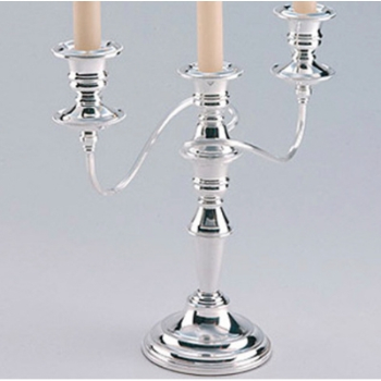 Candelabra, Classic, Silver Plate,  3 light-0