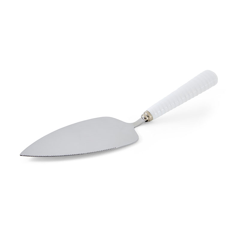 Cake Server, White/Silver-3