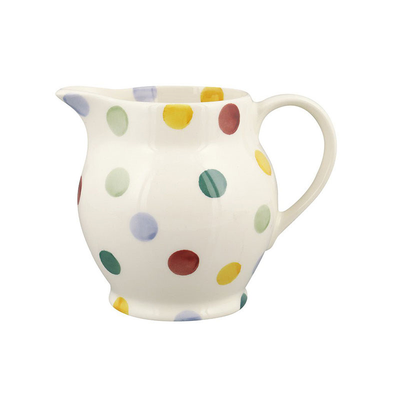 Polka Dot Jug, 315ml, Cream-1