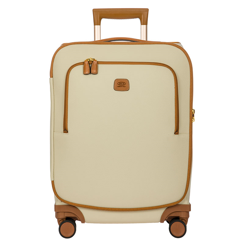 Firenze Carry-on Suitcase, H55 x L40 x W23cm, Cream-0