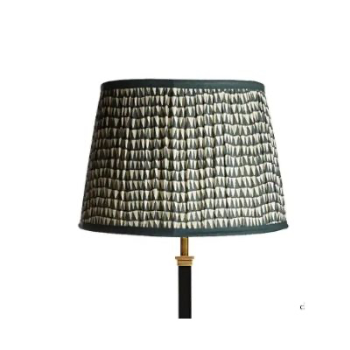 Straight empire Shade, 30cm, Teal with Inky Black Tape-0