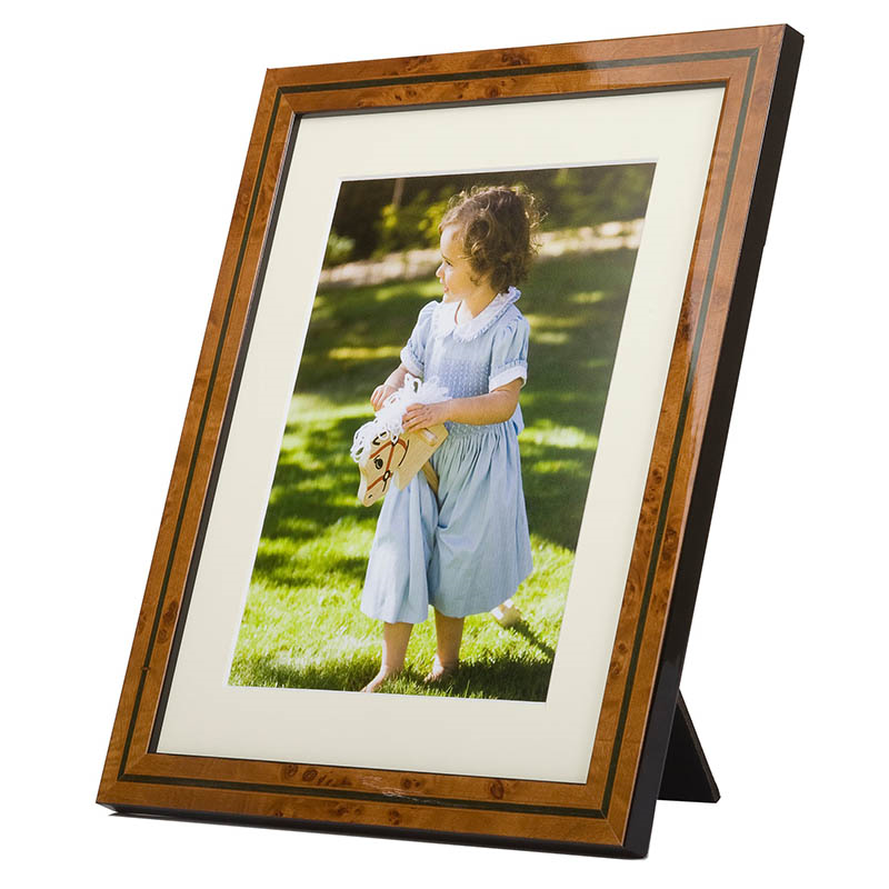 New Green Inlay Mounted Photograph Frame, 10x8", Green Inlay-1