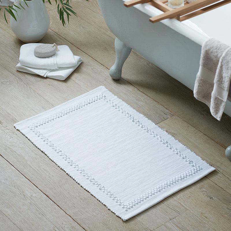 Armande Bath Mat, 110 x 70cm, White-0