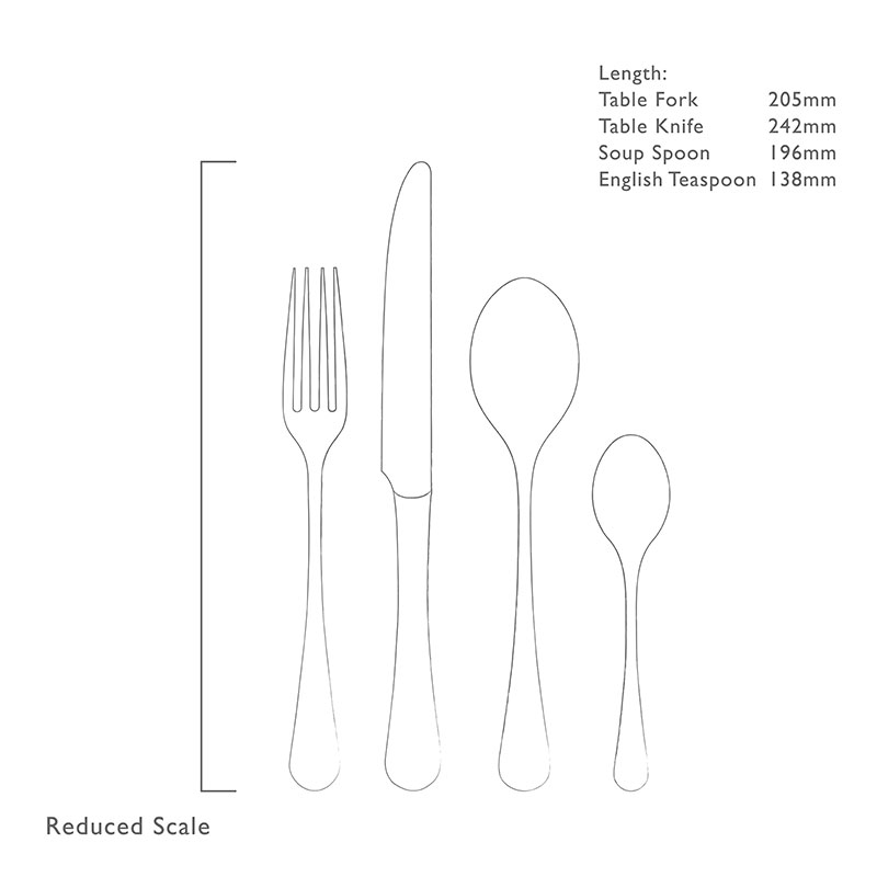 Radford 24 Piece Cutlery Set, Stainless Steel-8