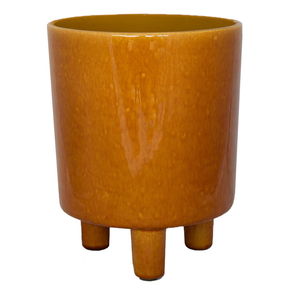 Pisa Planter, H20 x W24 x D24cm, Mustard-0