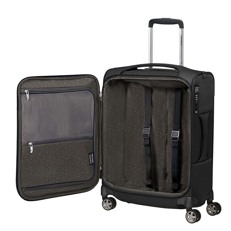 D'Lite Suitcase, H55 x L40 x W20cm, Black-1