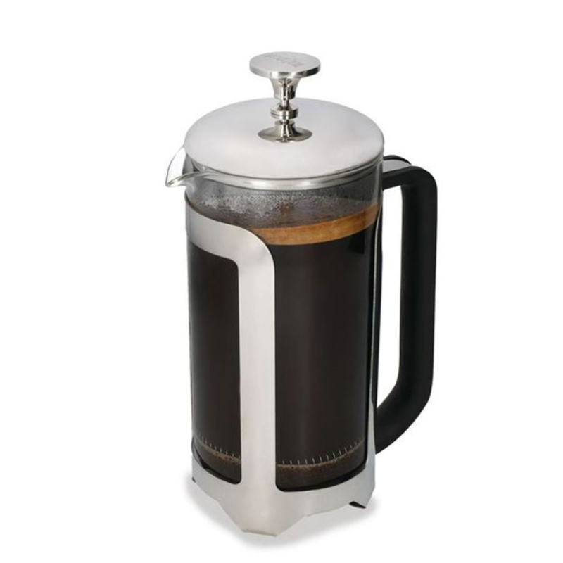 Roma Stainless Steel Cafetière, 8 Cup, Silver-3