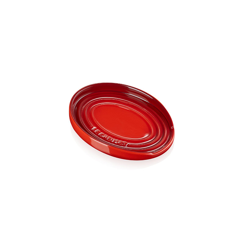 Oval Spoon Rest, Cerise-0