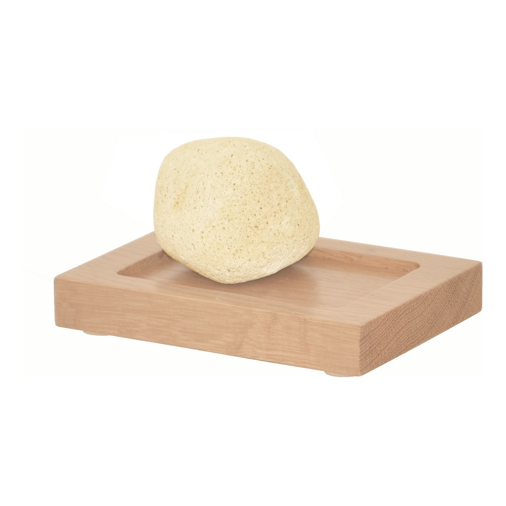 Mezza Soap dish, H2 x W13 x D9.5cm, Oak-1