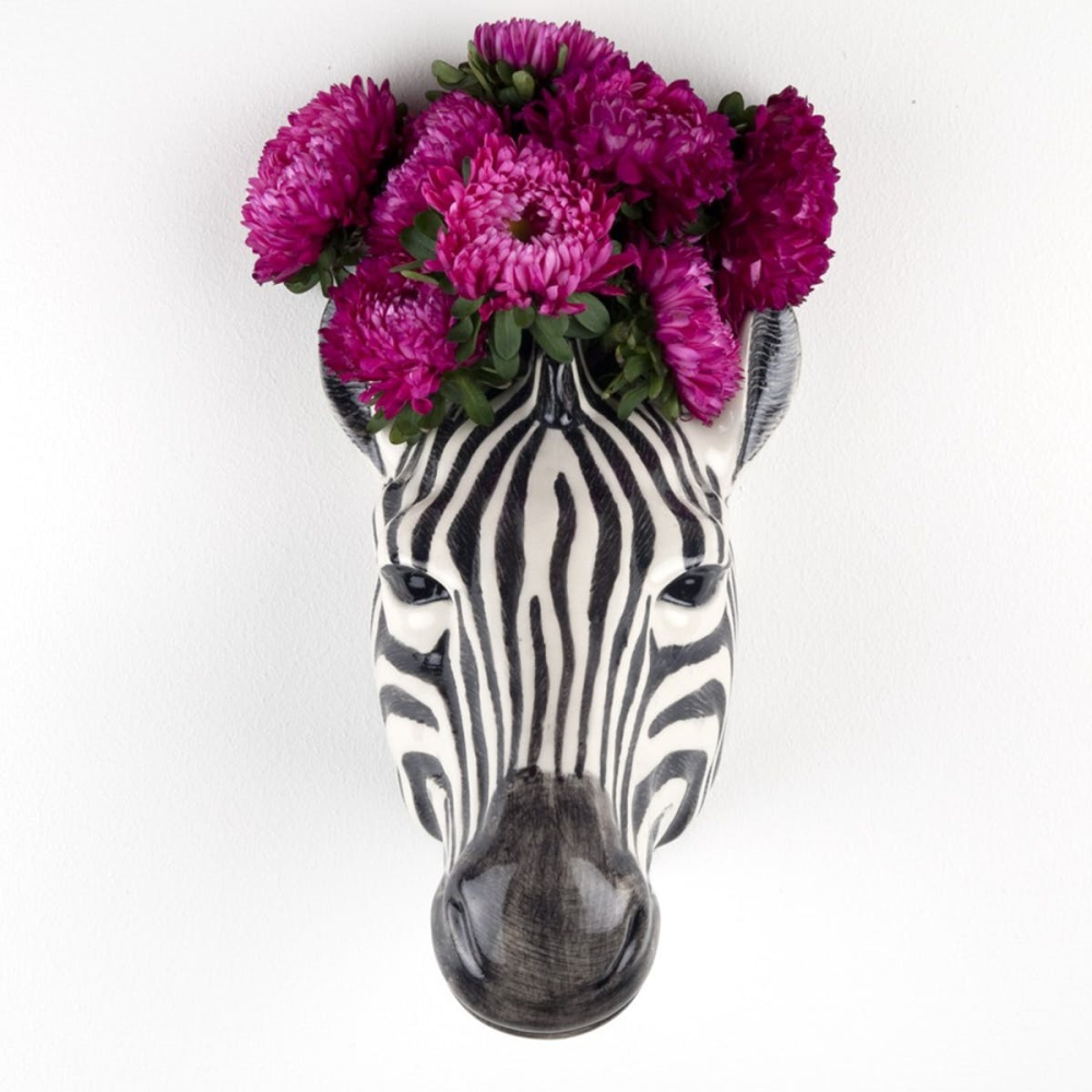 Zebra Wall vase, L15 x D14 x H15cm-0