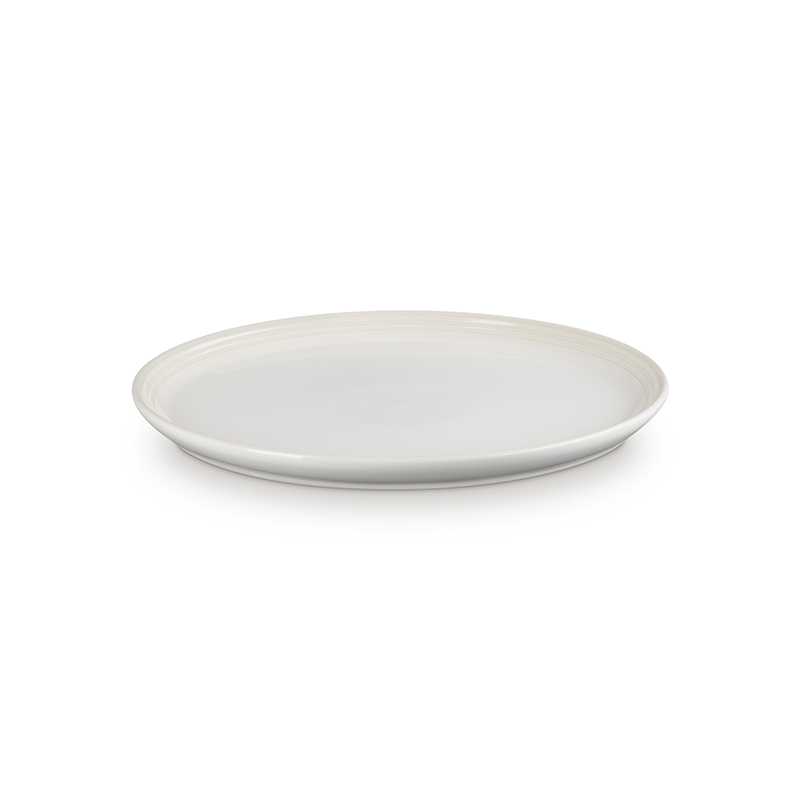 Stoneware Coupe Side Plate, 22cm, Meringue-2