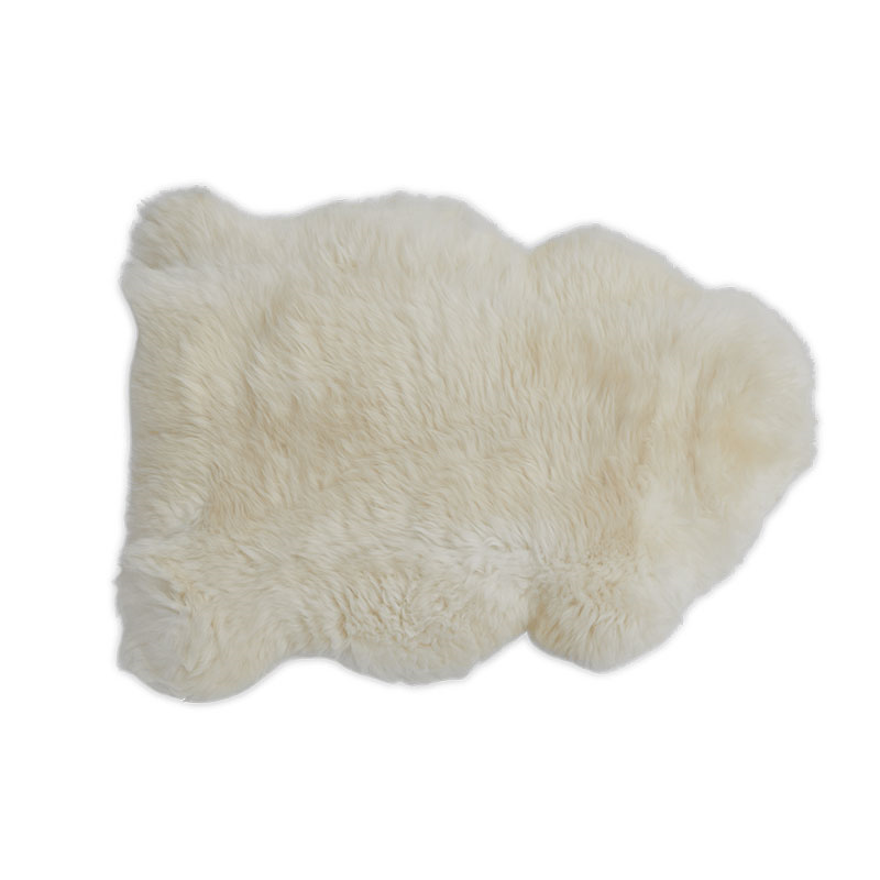 Southdown Sheepskin Rug, 75 x 100cm, Ivory-1