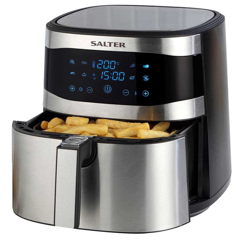 XXL Hot Air Fryer, 8L, Black-5