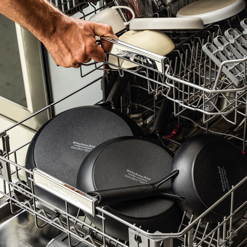 Classic Forged - Ceramic Non-Stick Frying Pan Set, 20cm, 24cm & 28cm, Black-4