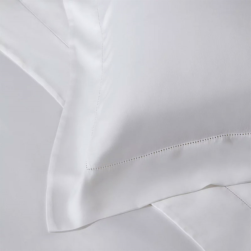 Alba Standard Oxford Pillowcase, Ivory-2