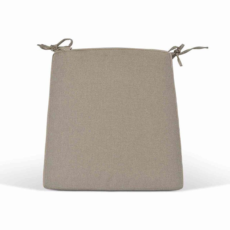 Porthallow Dining Chair Cushion, 44 x 43cm, Grey-2