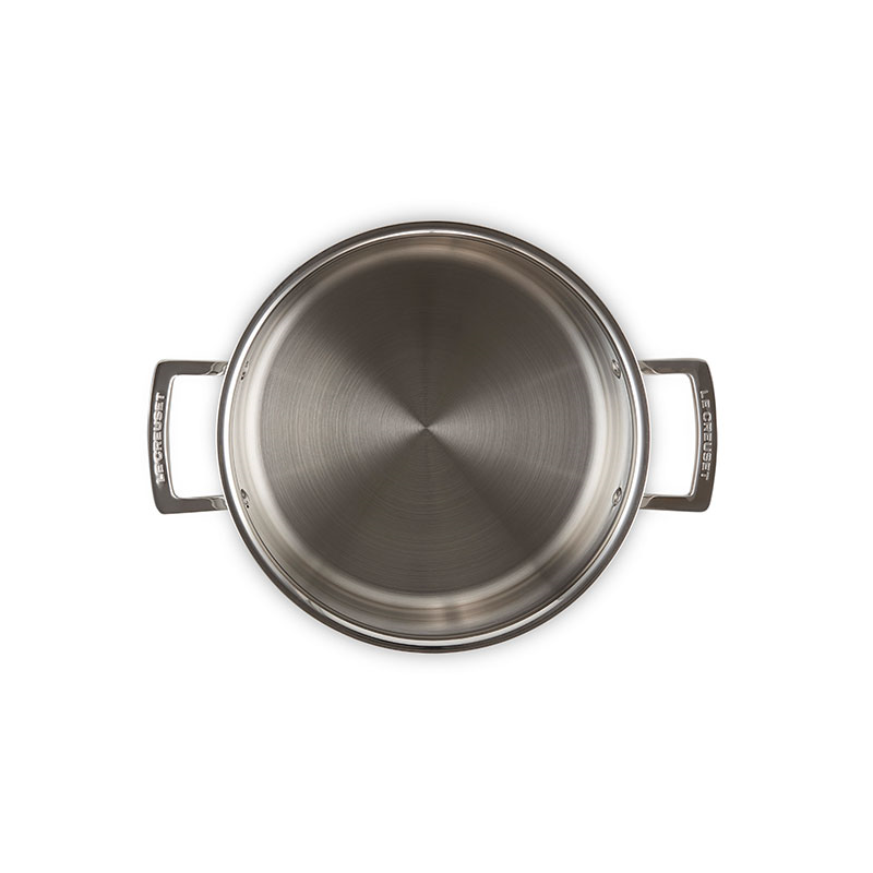 Classic 3-ply Deep Casserole, 24cm, Stainless Steel-4