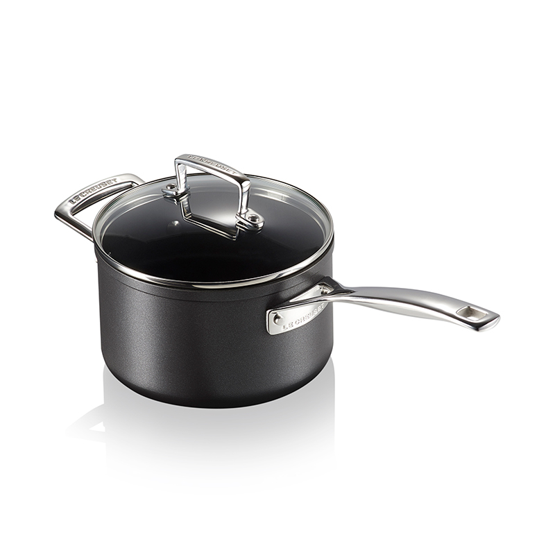 Toughened Non-Stick 3 piece saucepan set-1