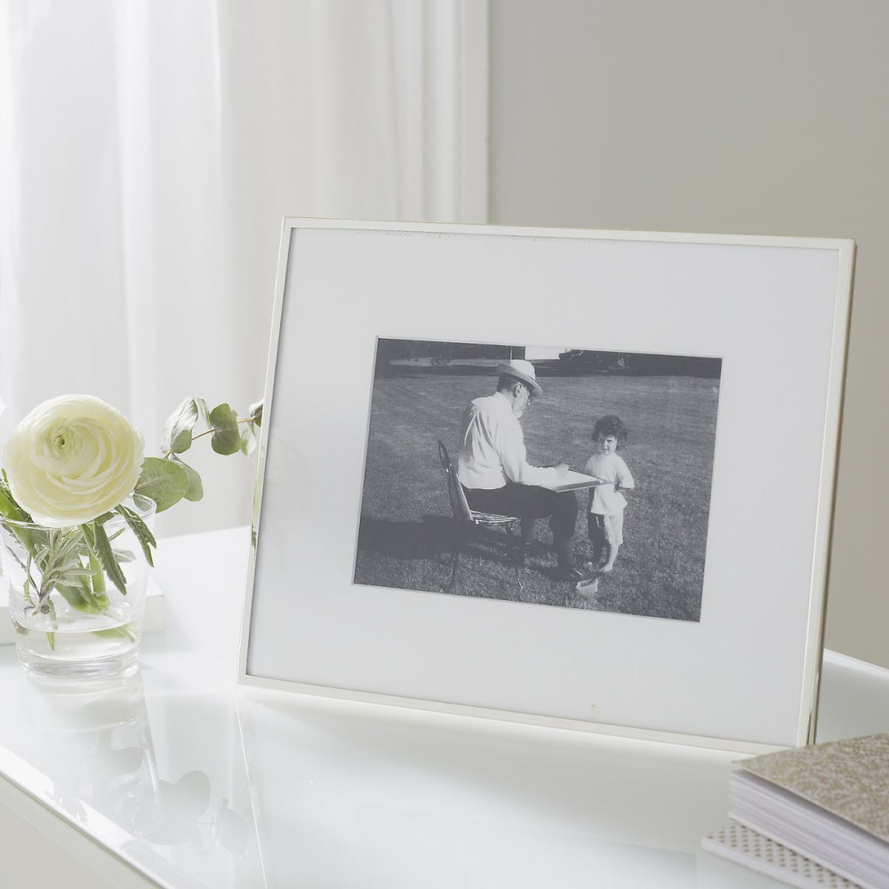 Fine Silver Photograph frame, 5 x 7"-0