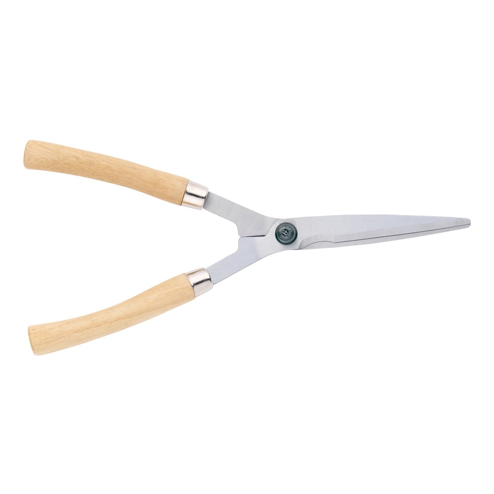 Wooden handle shears, H48 x W23.5cm, Natural/Silver-1